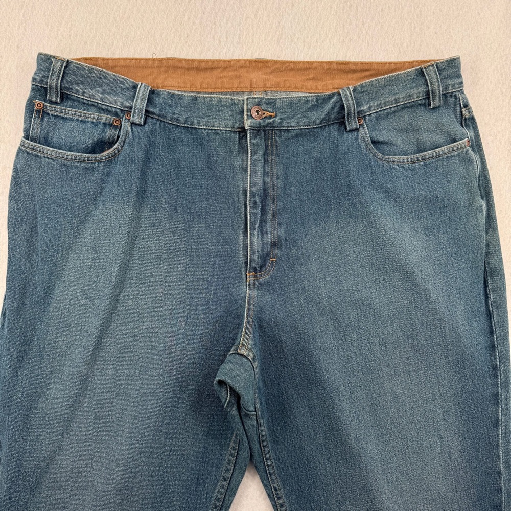 Duluth Trading Co Ballroom Blue Jeans Mens 44x32 (44x30) Straight Leg Workwear